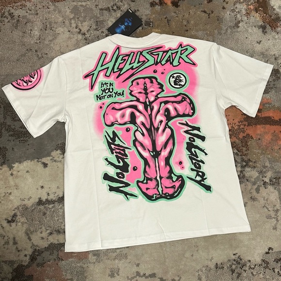 Hellstar Online T-Shirt & No Guts No Glory T-Shirt - Picture 5 of 5